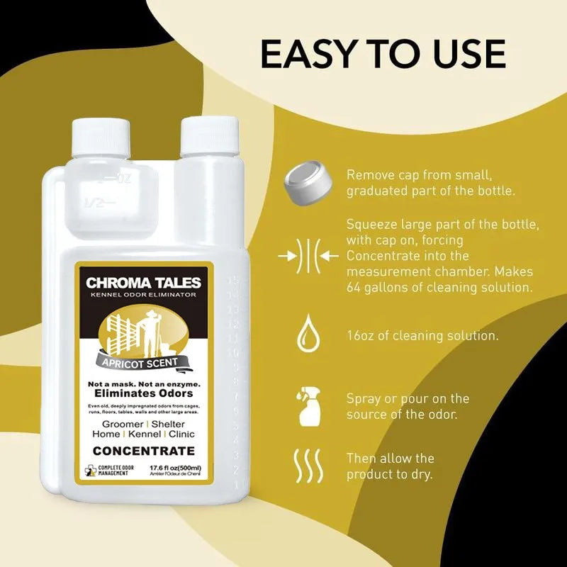 Long-lasting, powerful odor eliminator for fresh and clean air. Dog kennel deodorizer for home use, pet cage, dog bed, and cat l